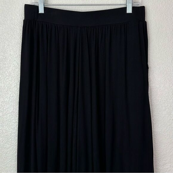 Torrid Black Super Soft Faux Button Front Mid Skirt, Sz Large - Picture 7 of 13